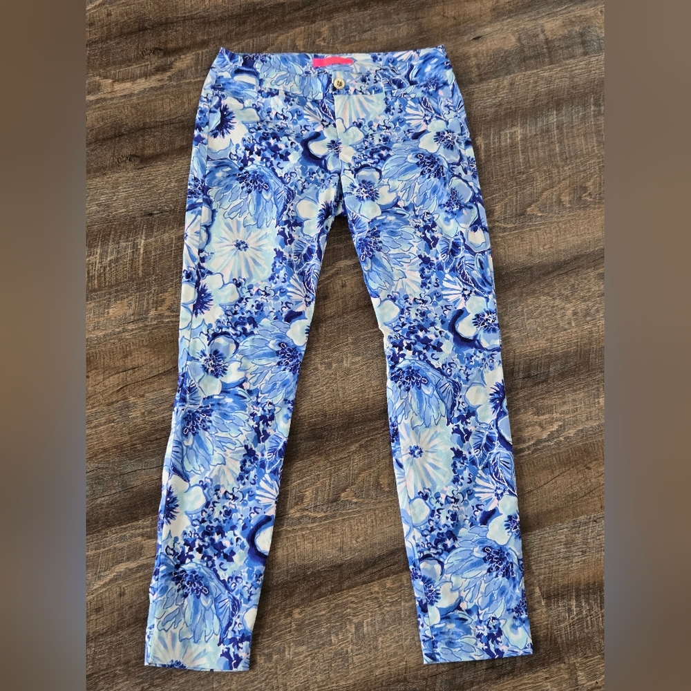 Lilly Pulitzer Kelly Skinny Ankle Pants, Size 4